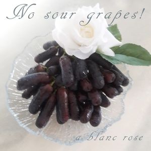 No sour grapes here...just happy poshing!